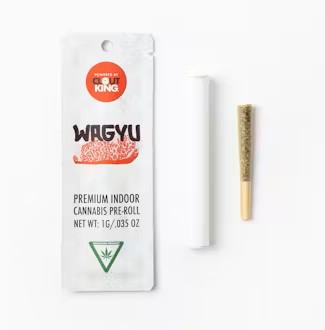 Photograph of product: CLOUT KING | WAGYU - PRE ROLL HYBRID