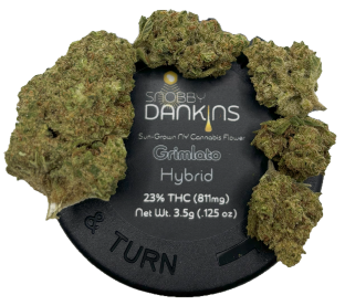 Photograph of product: SNOBBY DANKINSN Grimlato 3.5g Flower