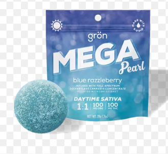 Photograph of product: Gron | Edible | Mega | Infused | au chocolat Rosin  | Peach Mango  | 100mg - hybrid