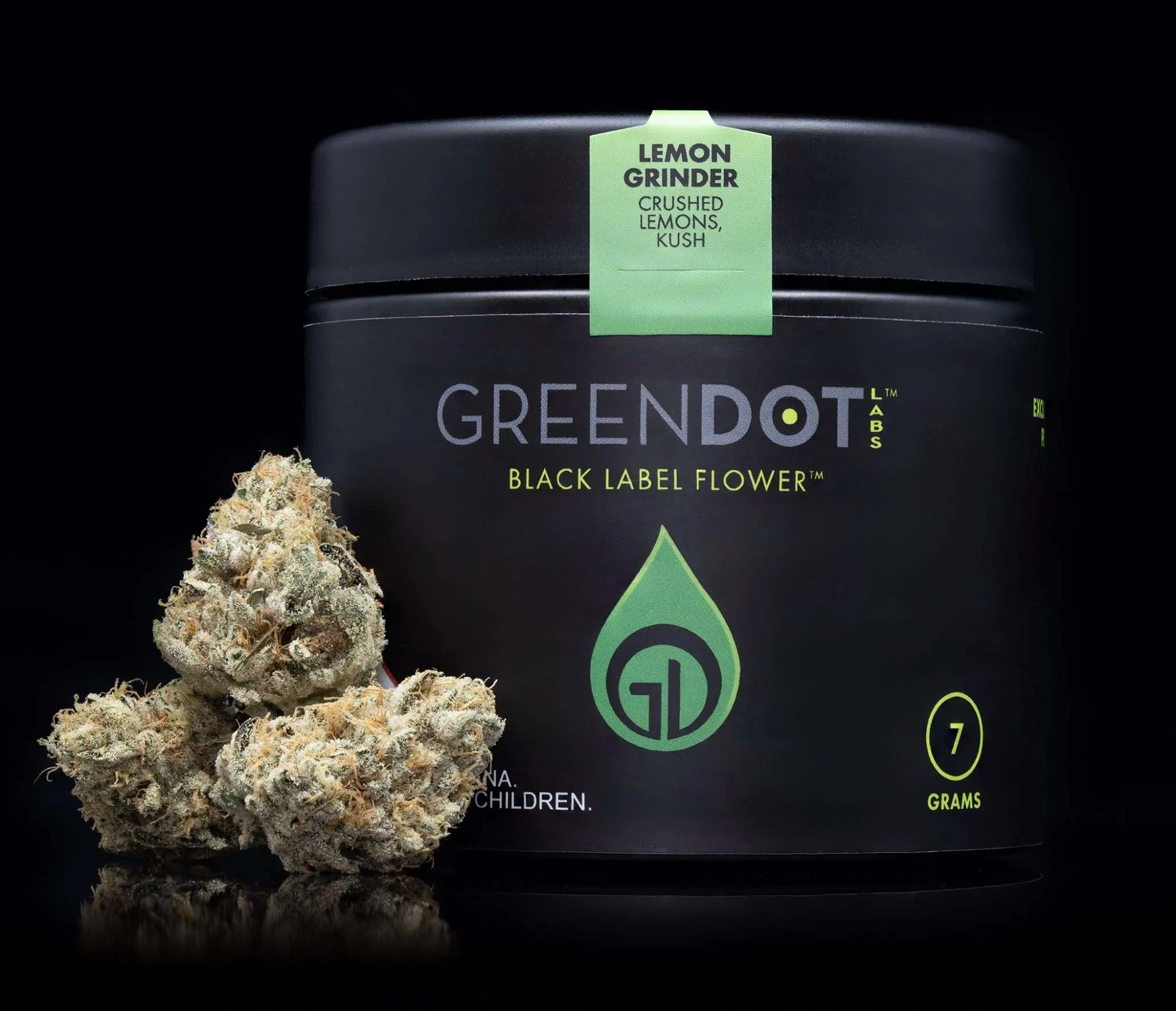 Photograph of product: Green Dot Labs - Flower - Lemon Grinder - 3.5g
