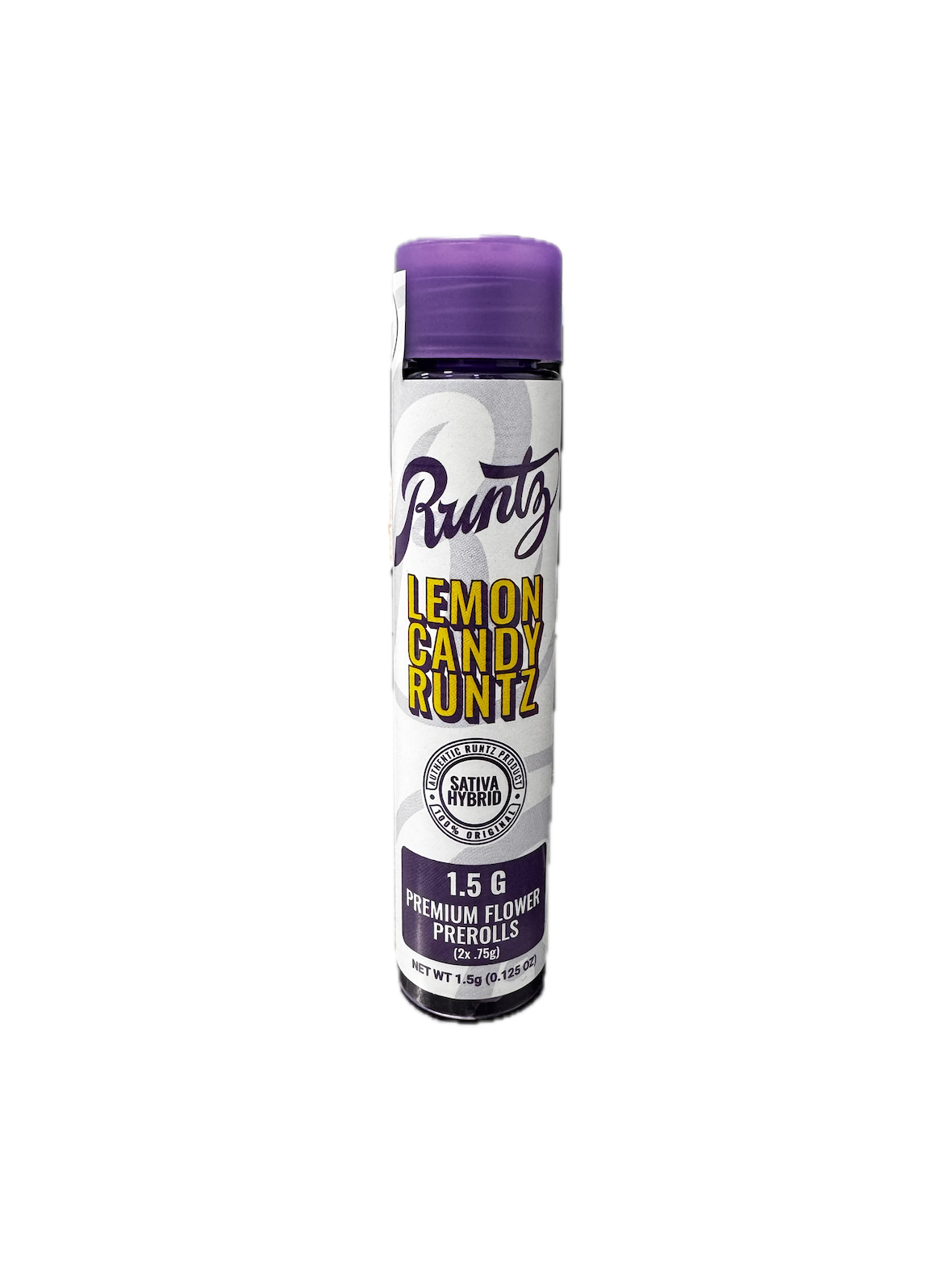 Photograph of product: RUNTZ Lemon Candy Runtz 2pk 0.75g Pre-Rolls