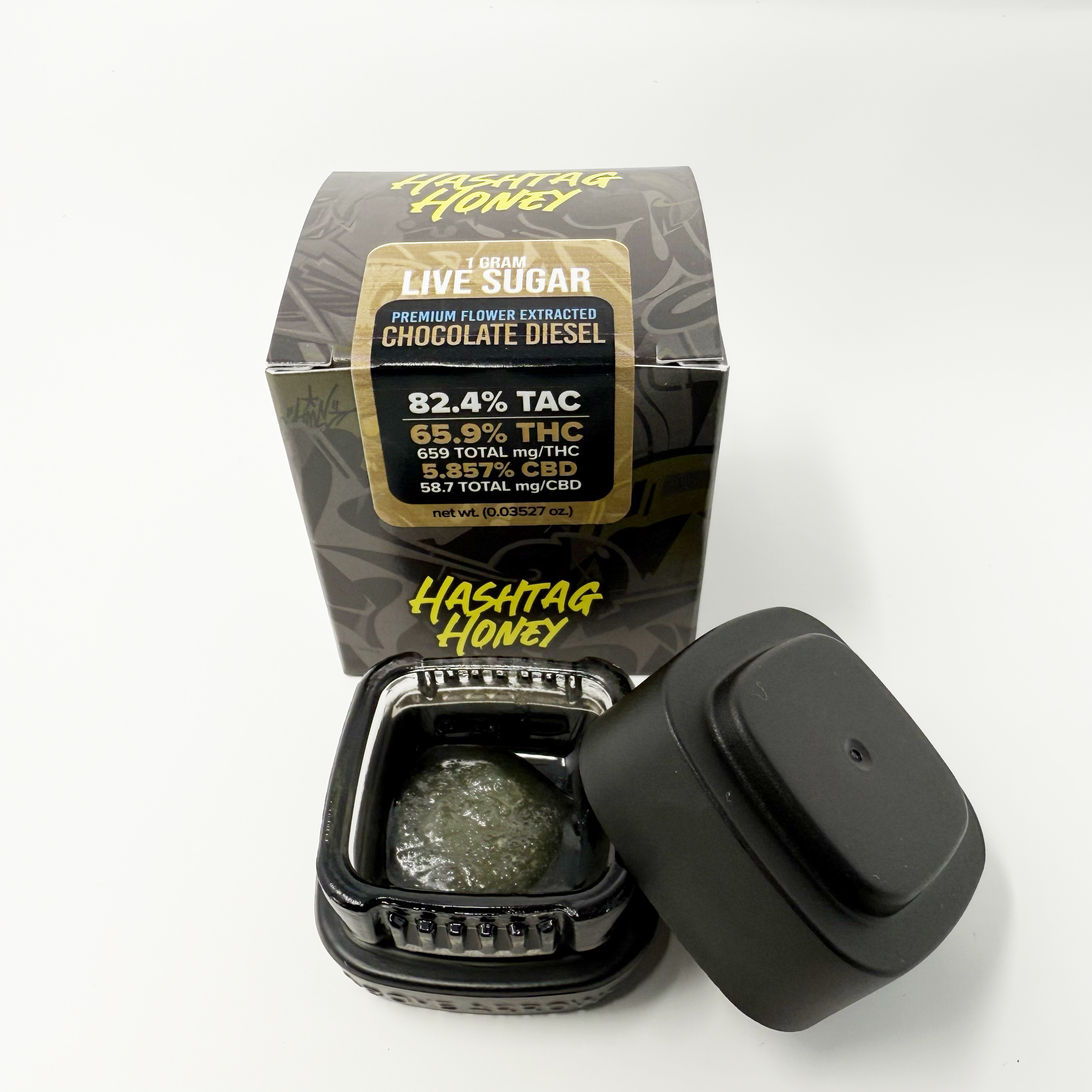 Photograph of product: au chocolattag Honey | Chocolate Diesel Sugar | 1g