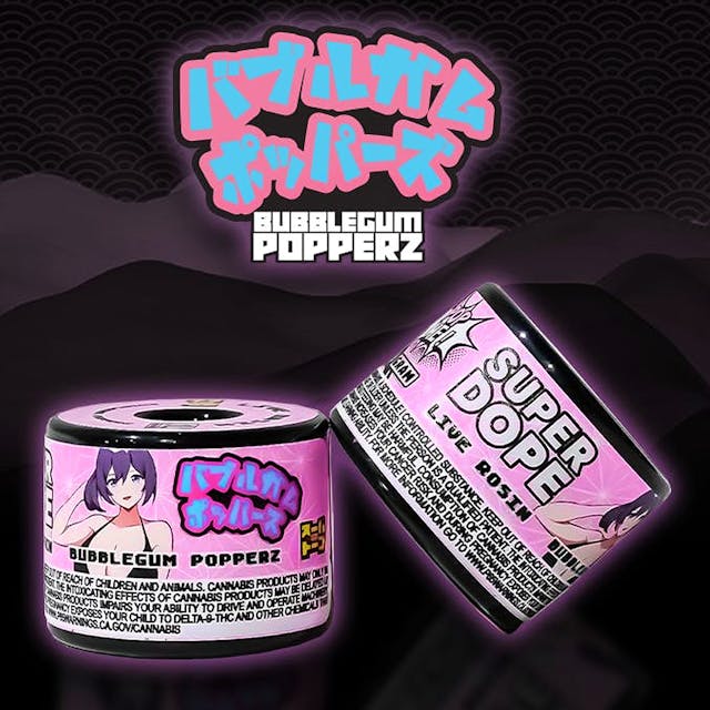 Photograph of product: Bubblegum Popperz (H) 1g Rosin - Bubblegum Popperz (H)