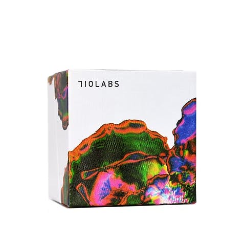 Photograph of product: GMO + THE SWEETIES #7 - LIVE ROSIN BADDER - 1G - HYBRID - 710 LABS