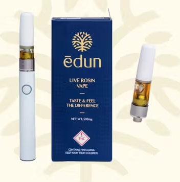 Photograph of product: Edun - (I) - Live Rosin Vape Cart - Grape Strudel