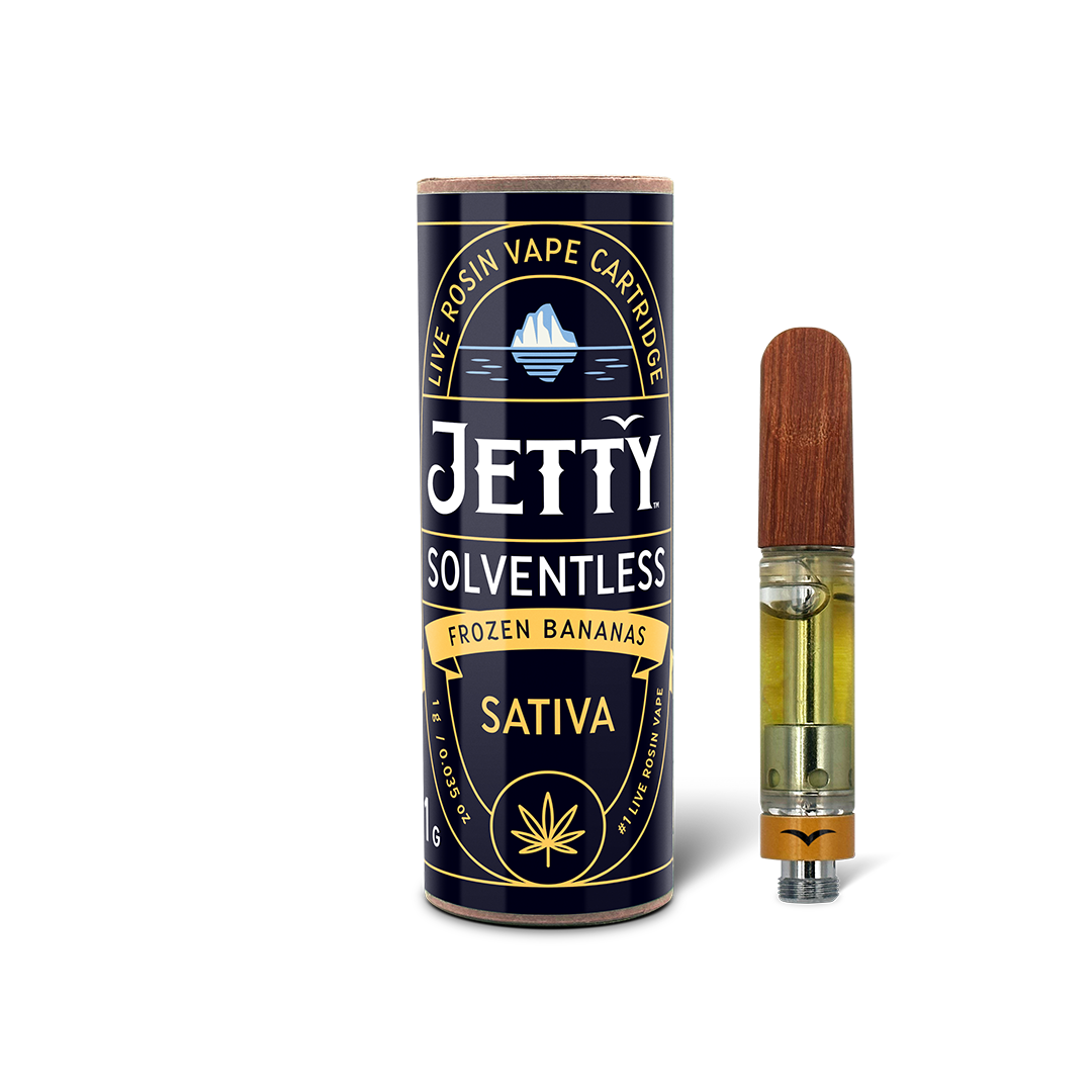Photograph of product: Frozen Bananas | Solventless Live Rosin- Cartridge