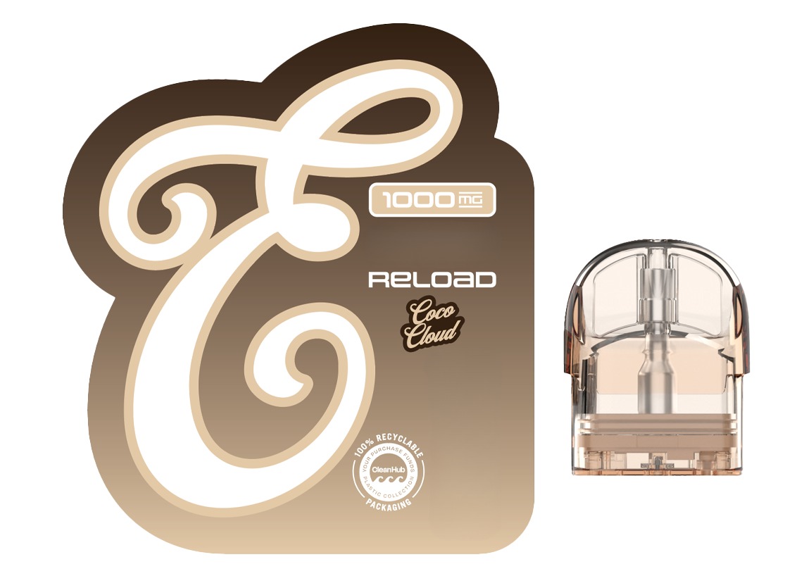 Photograph of product: Eureka Fusion | Coco Cloud | 2:1 TH-oui / CBN Pod Reload | 1g