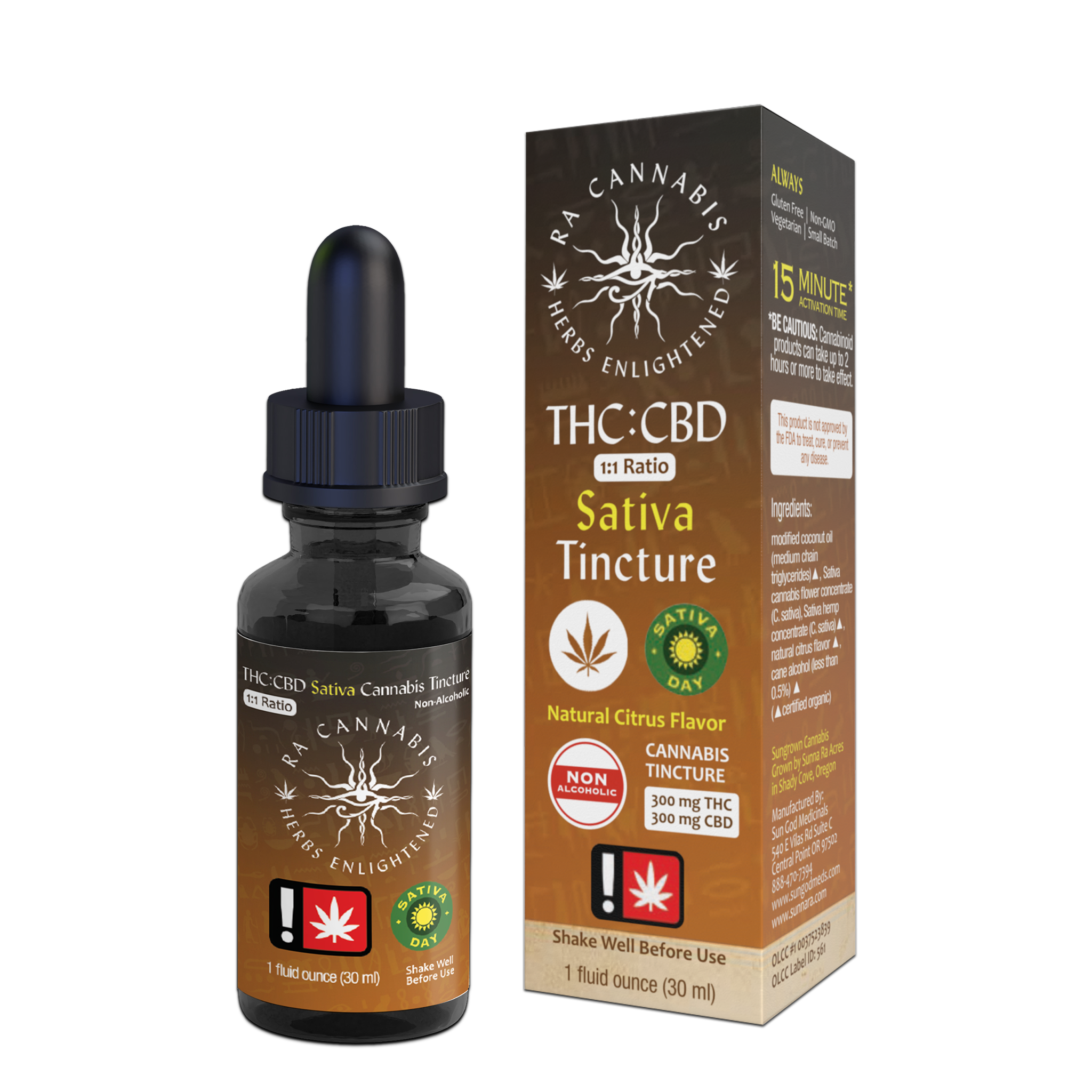 Photograph of product: Ra Oui'd Oui'd 1:1 Tincture
