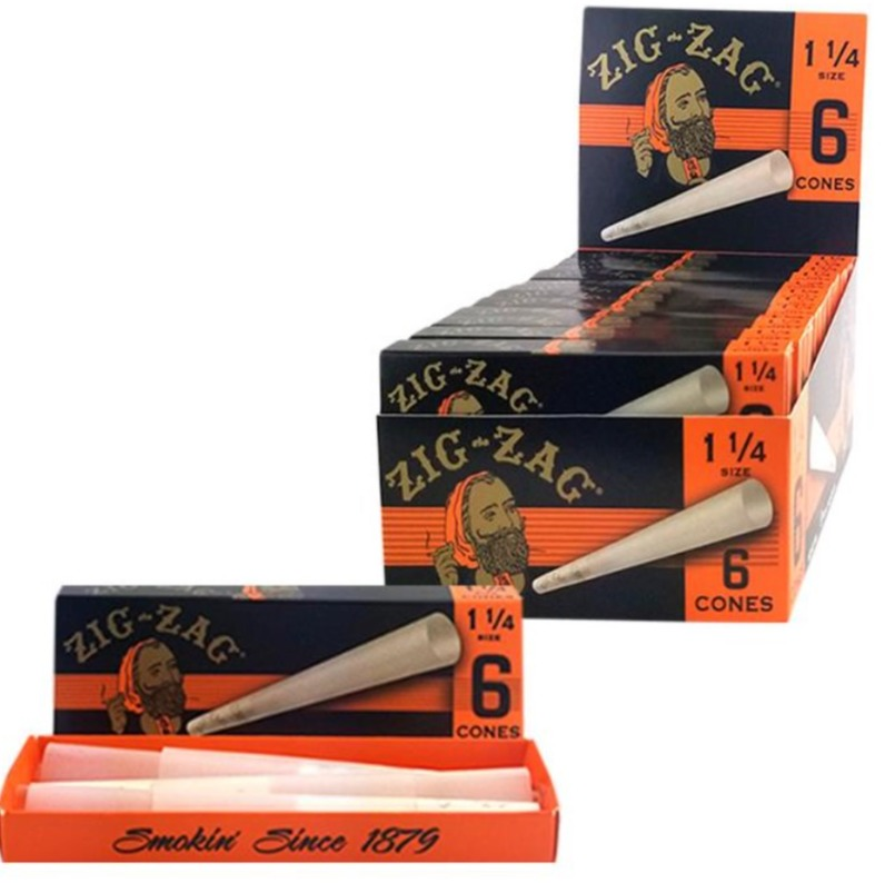 Photograph of product: Zig Zag Cones 6pck - 1037