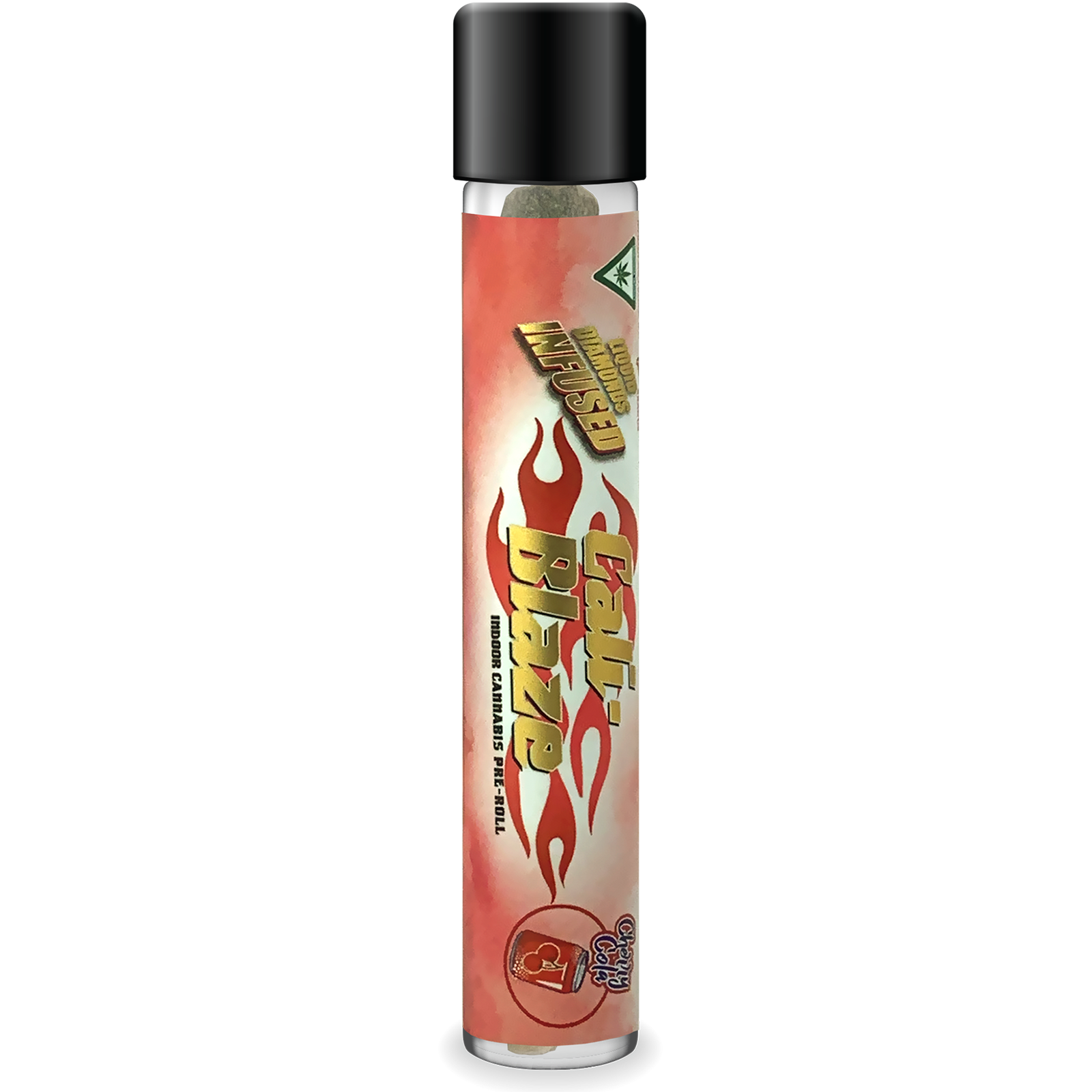 Photograph of product: Cherry Cola 1.2g Diamond Infused Pre-roll (H)