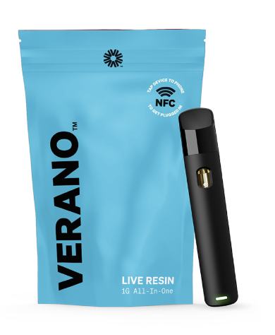 Photograph of product: Grape Bubblegum [Live Resin Disposable Pen-1g] || Verano