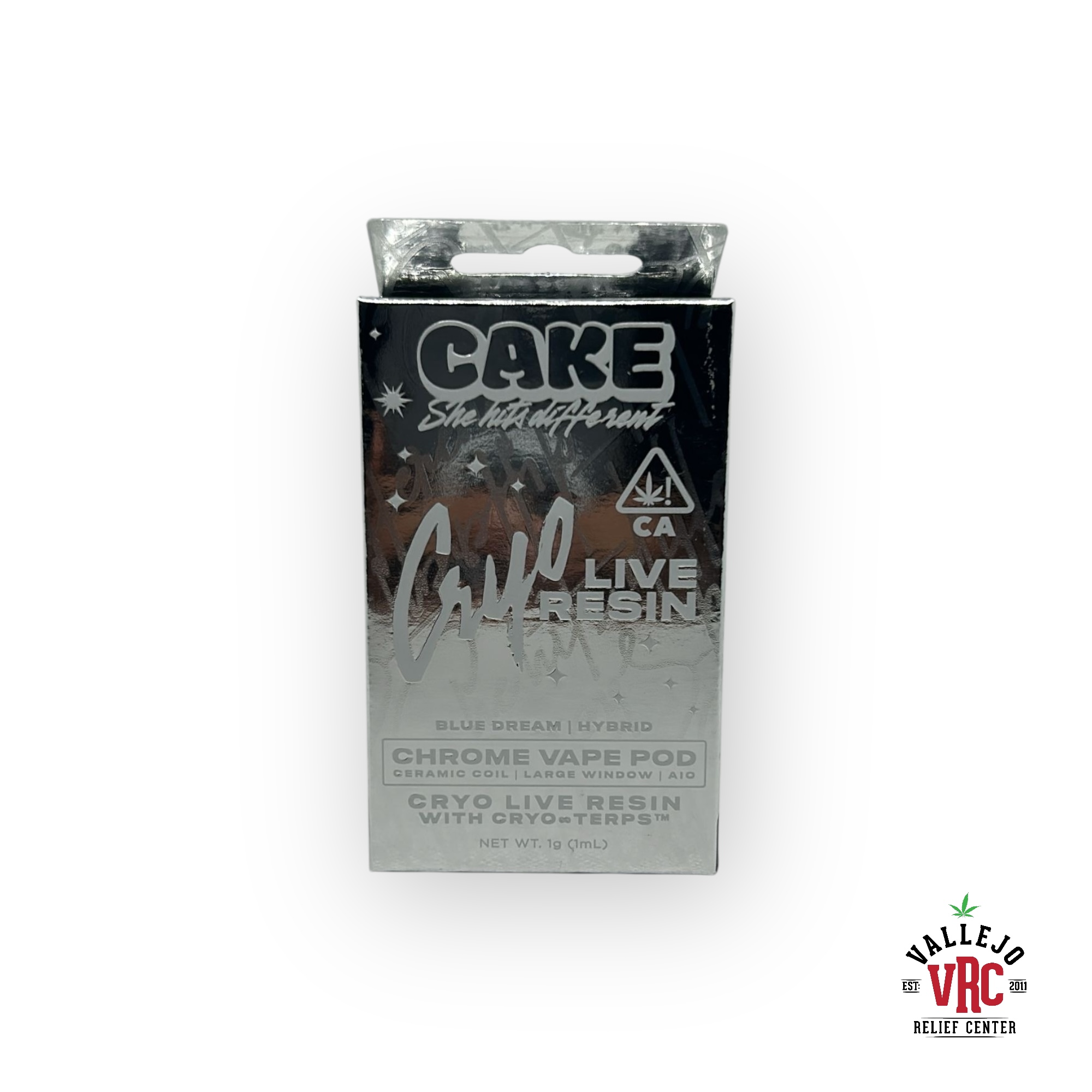 Photograph of product: BLUE DREAM 1G LIVE RESIN AIO