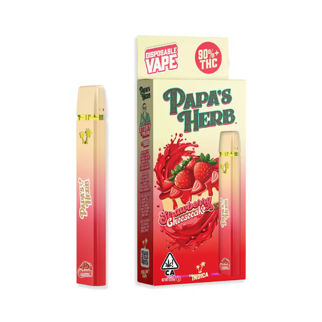 Photograph of product: 1G - STRAWBERRY CHEESECAKE - DISPOSABLE