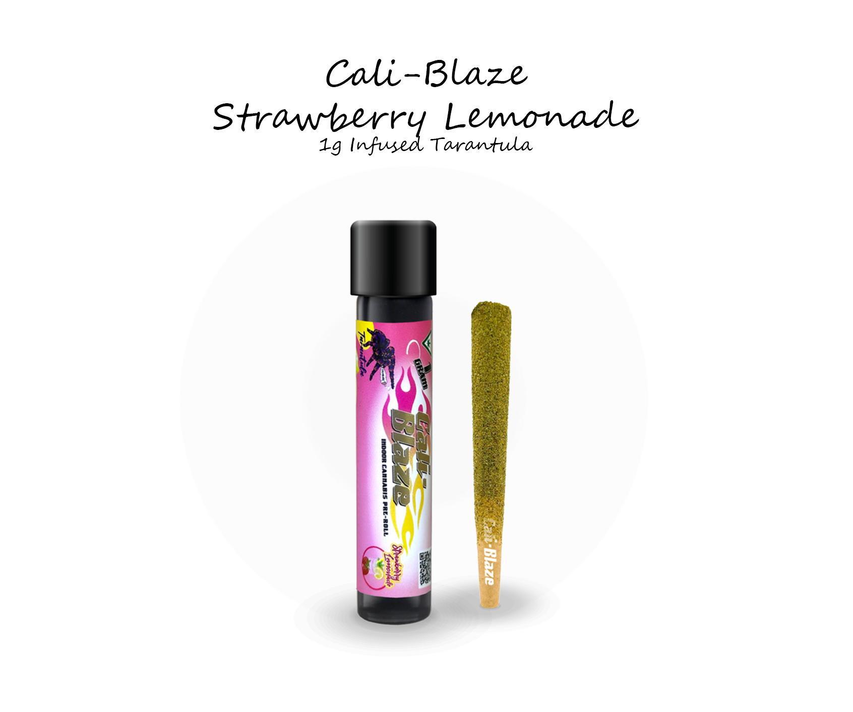 Photograph of product: Cali-Blaze | Strawberry Lemonade | 1g Tarantula