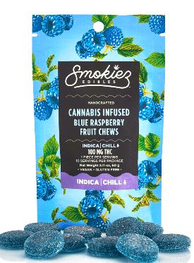 Photograph of product: Sweet Blue Raspberry Fruit Chews