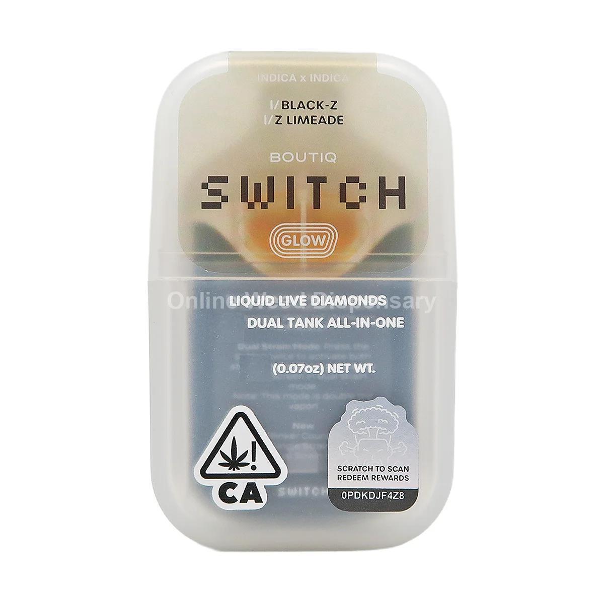 Photograph of product: 0.5g Black Z (I)/0.5g Z Limeade (I) Live Diamonds Dual Chamber All-in-One TH-oui:89% $30 or 2/$50