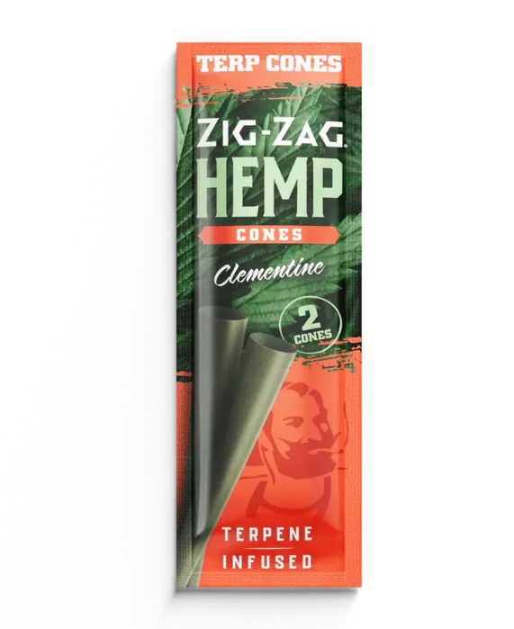 Photograph of product: Zig Zag Terpene Infused Hemp Cones Clementine