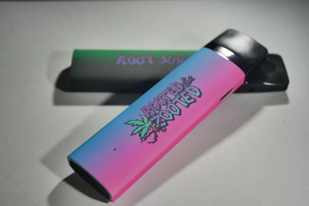 Photograph of product: DVP - .5g Meat Breath Live Resin Vape (One Half ) - Rooted & Zooted