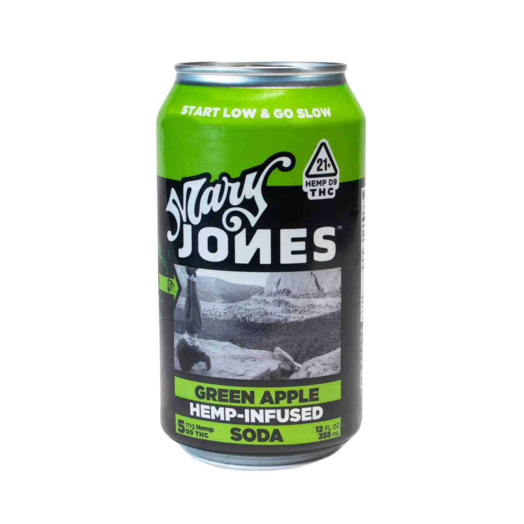 Photograph of product: Mary Jones Soda 100mg- Green Apple