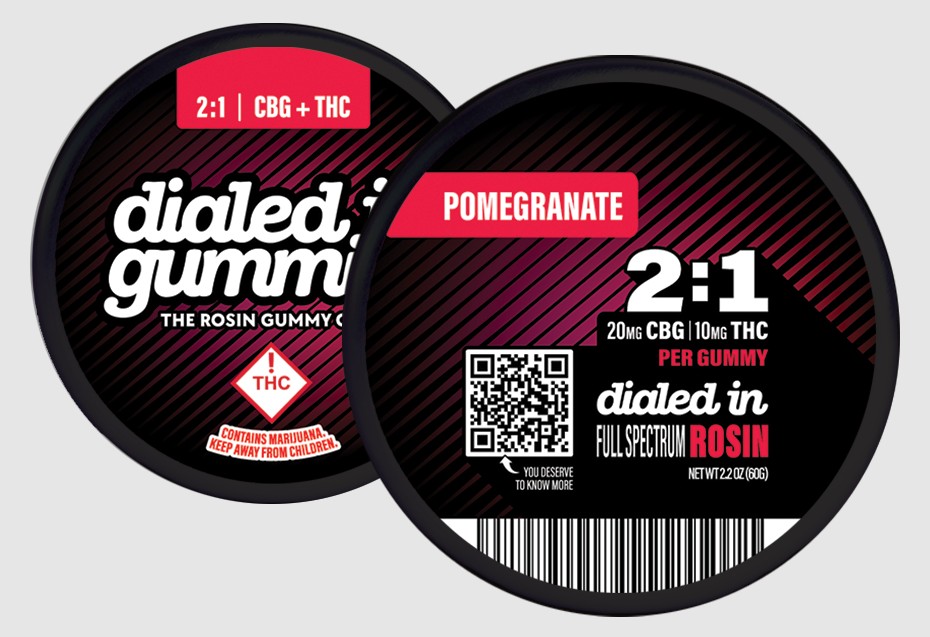 Photograph of product: Dialed-In | Gummies | TH-oui/CBG 1:2