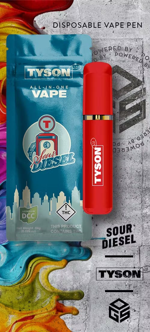 Photograph of product: Sour Diesel Disposable | 1g - 