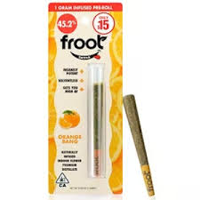 Photograph of product: Froot Infused Preroll Orange Tangie