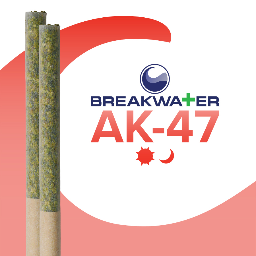 Photograph of product: Breakwater | AK-47 | Pre-Roll (2pk)