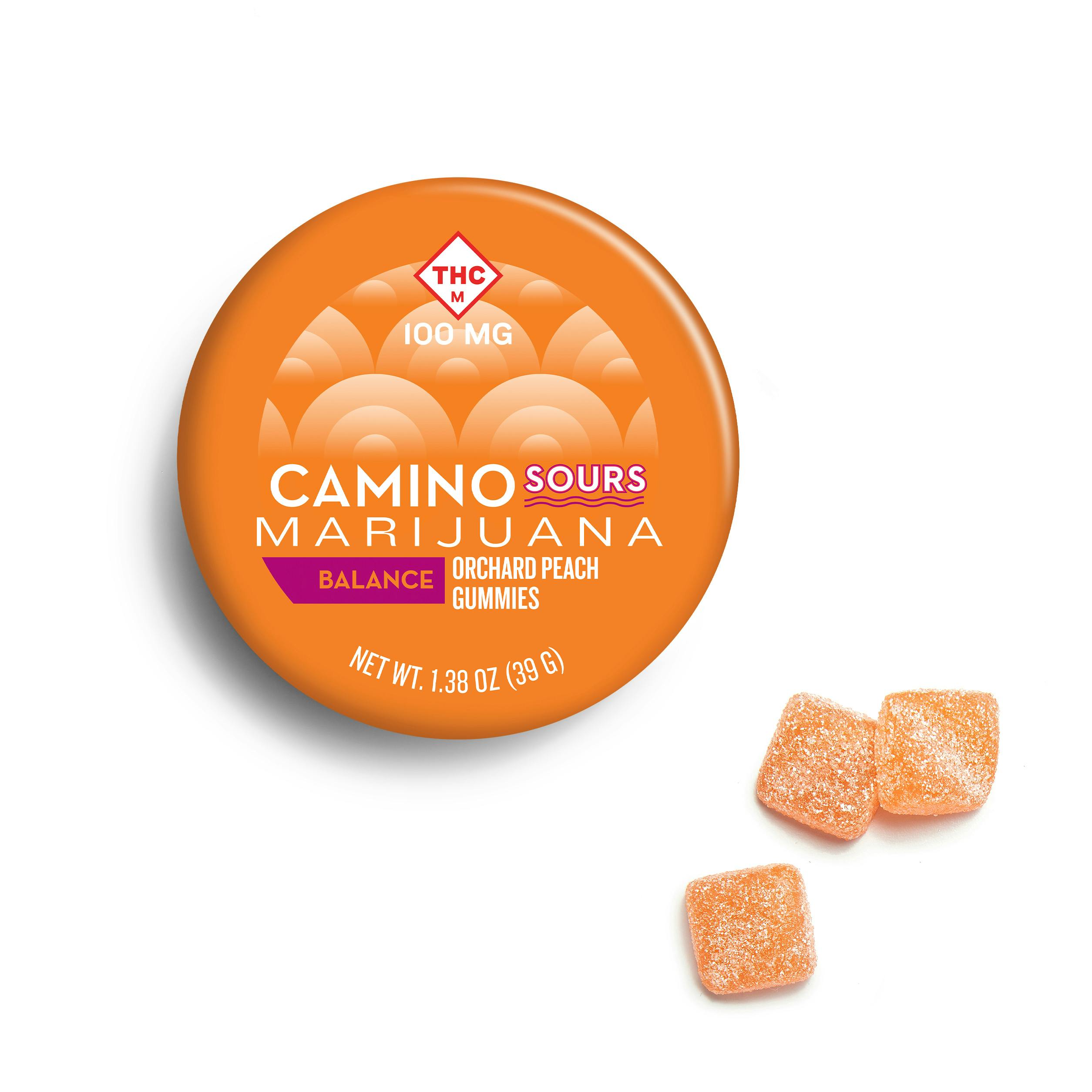 Photograph of Product: Orchard Peach 10:10 - THC:CBD Gummies - 100mg