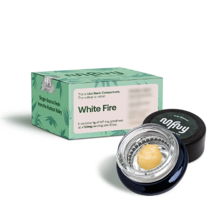 Photograph of product: MFNY | White Fire | Live Resin Badder 1G