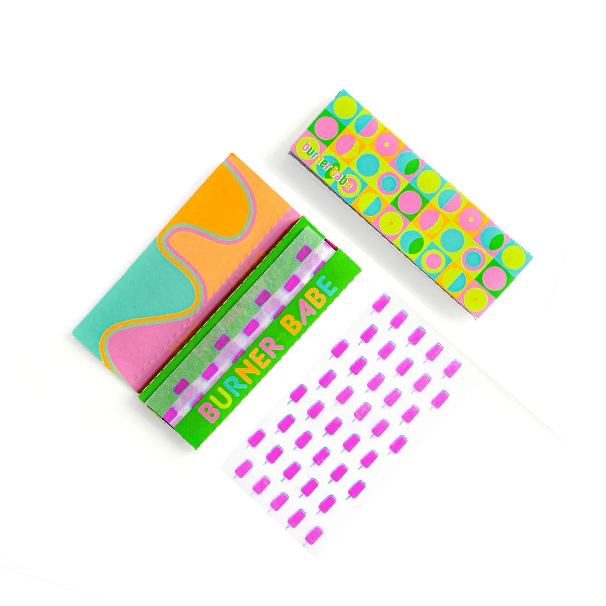 Photograph of product: CHICK LICK 1 1/4 PAPERS - BURNER BABE