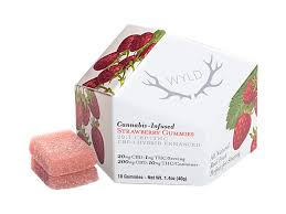 Photograph of product: Strawberry | 100mg Gummies (10mg TH-oui : 200mg CBD)