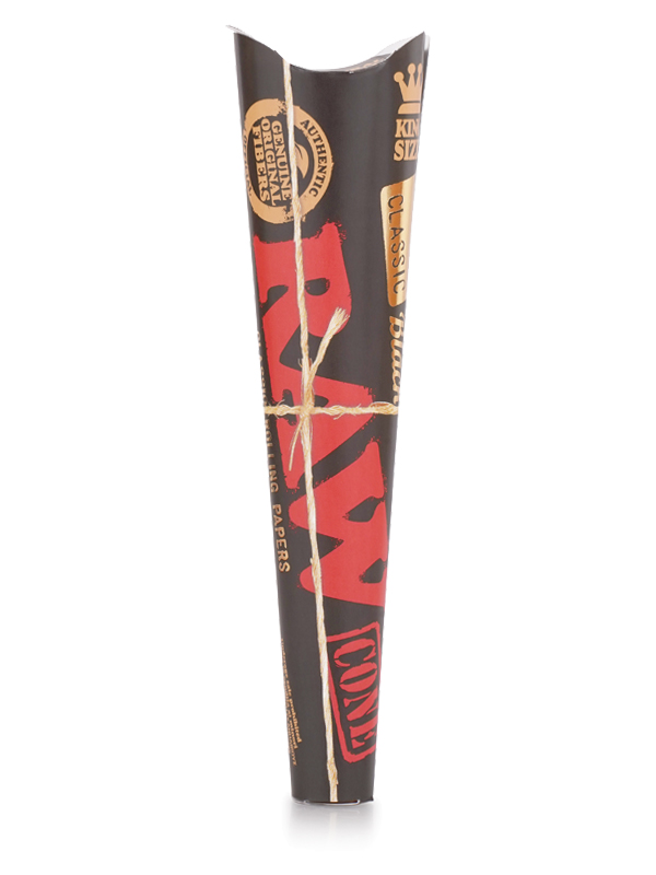Photograph of product: RAW Black Cones | King Size | 3pc