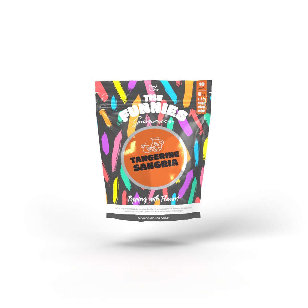 Photograph of product: Gummy Funnies Tangerine Sangria 1:1:1 TH-oui:CBD:CBG [10pk] | 50mg