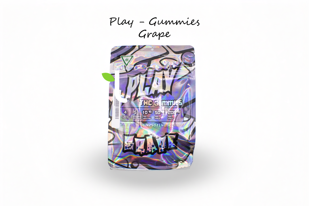 Photograph of Product: Grape | 200mg Gummies (4x50mg)