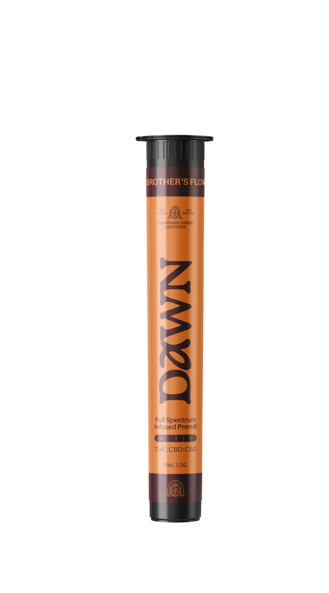 Photograph of product: Dawn (S) - (4:1:1) - Infused Pre-Roll - My Brother's Flower