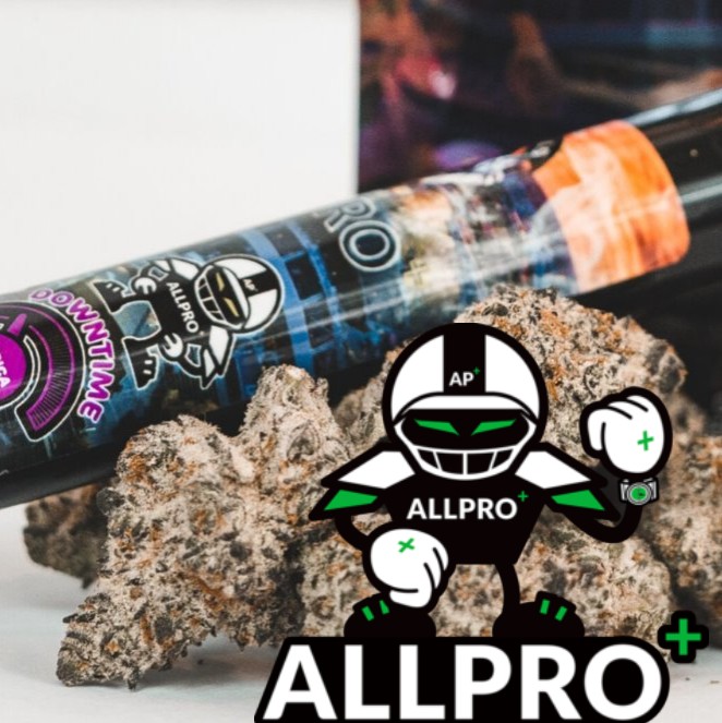 Photograph of product: All Pro Preroll - Violet Fog Oui'd - 2pk