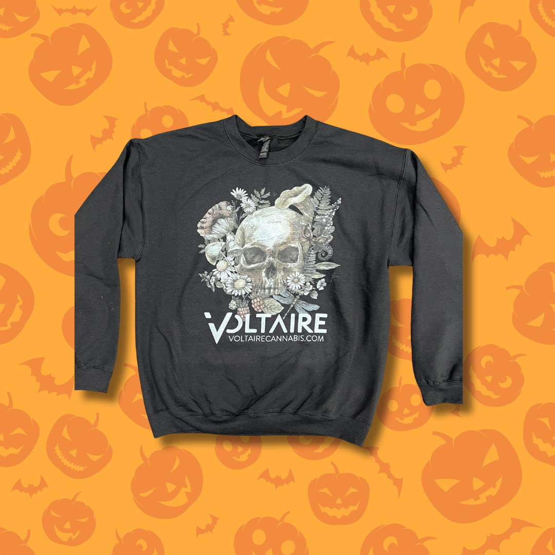 Photograph of product: Voltaire Skull Crew Neck | XL