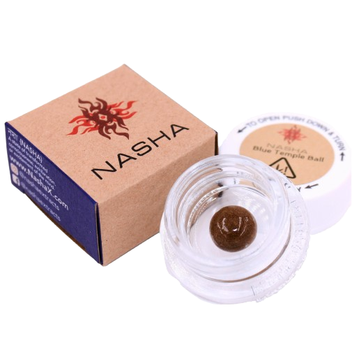 Photograph of product: Nasha | Blue Pressed Curacao au chocolat | 1.2g