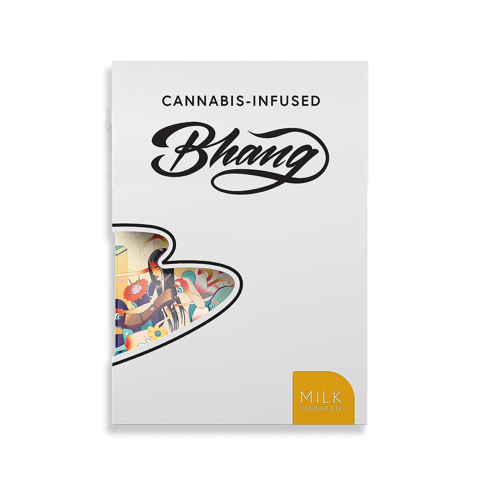 Photograph of product: Bhang | Oui'd Milk Chocolate | 200mg
