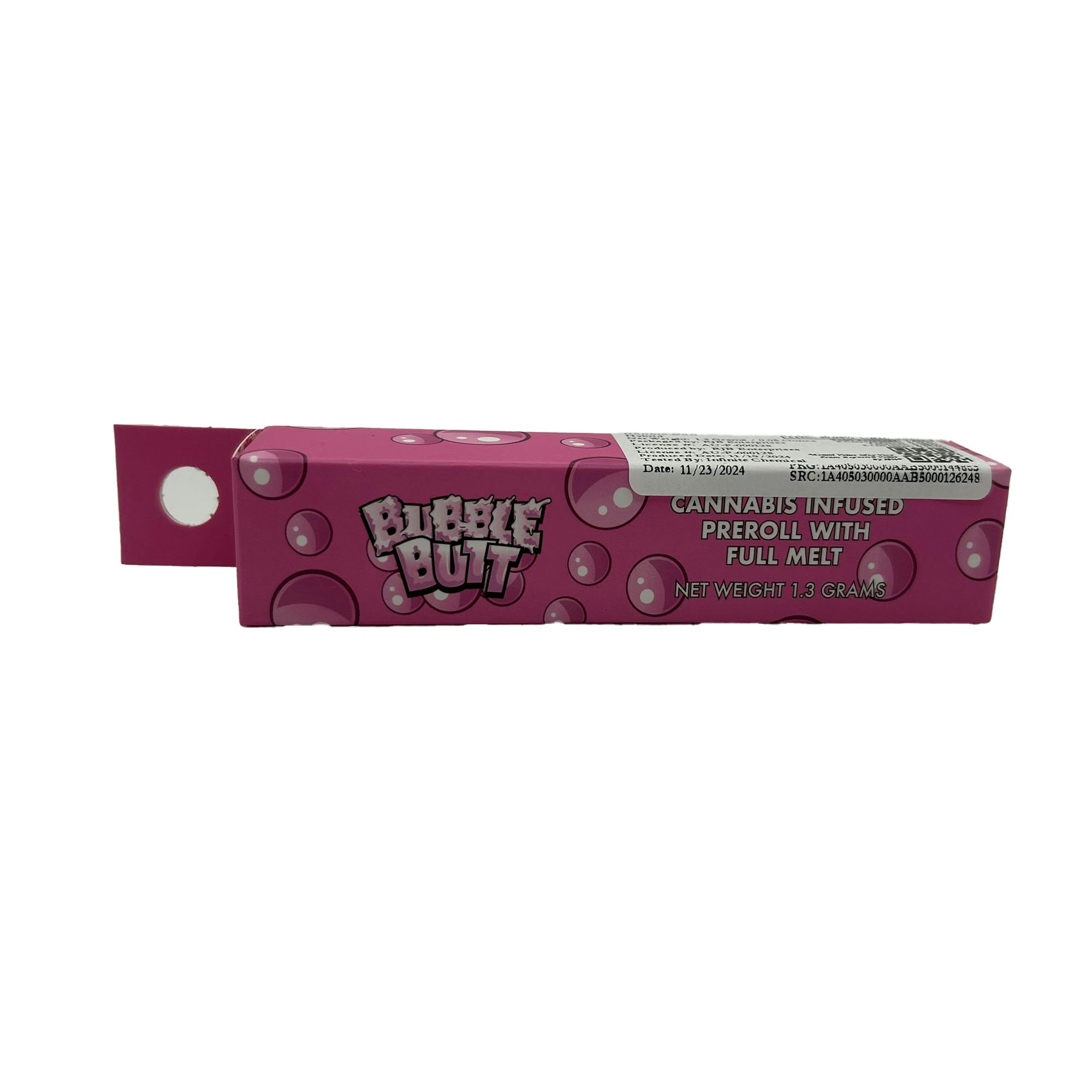 Photograph of product: Clout King - 1.3g Full Sift au chocolat Infused Preroll - Bubble Butt