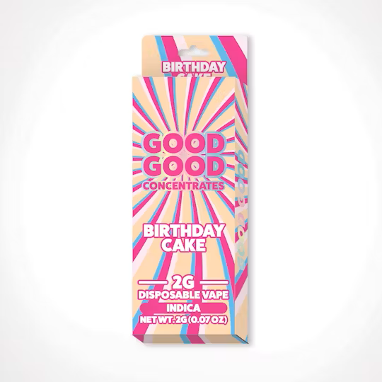 Photograph of product: GOOD GOOD | BIRTHDAY CAKE DISPOSABLE