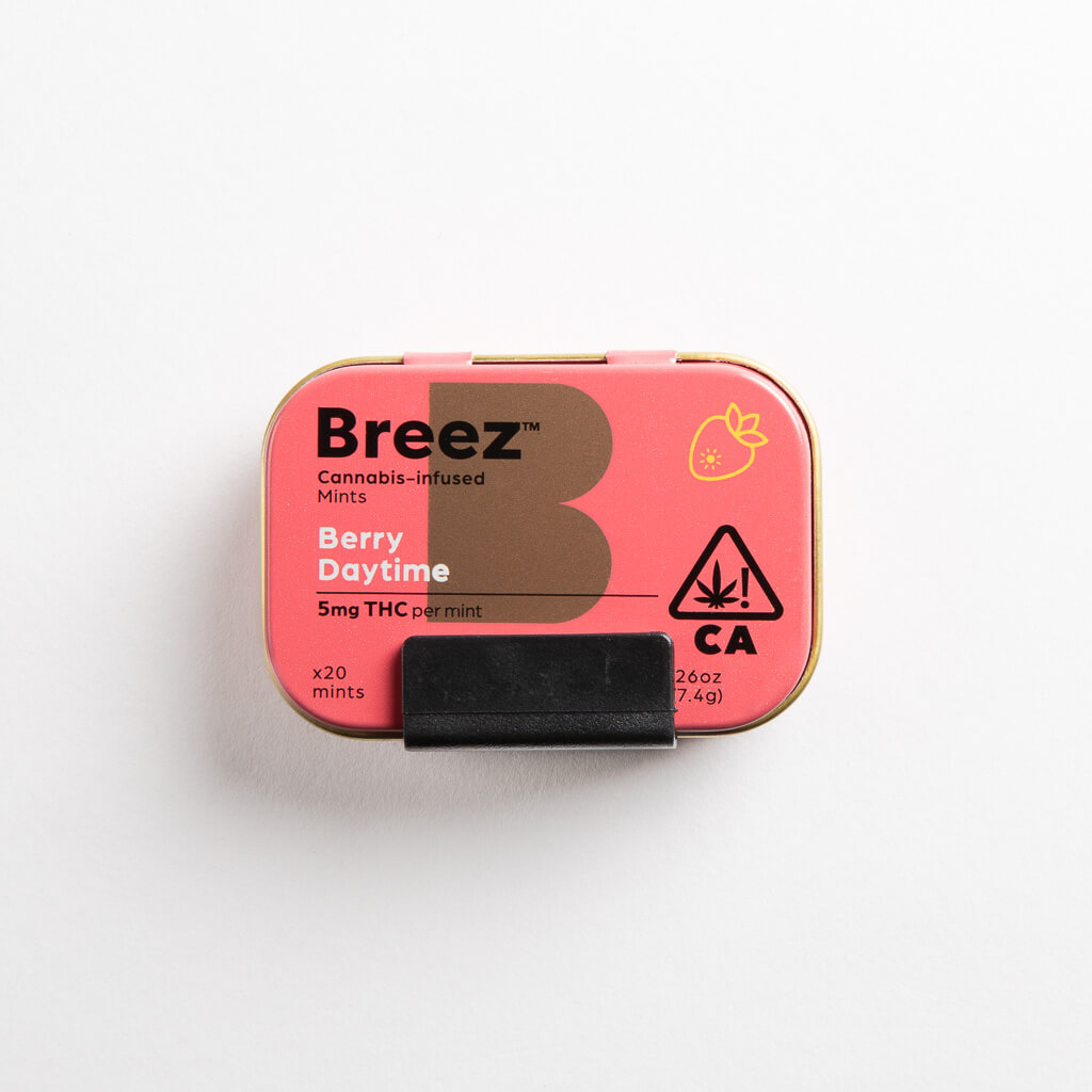 Photograph of product: BREEZ Mints 100mg: Berry Daytime