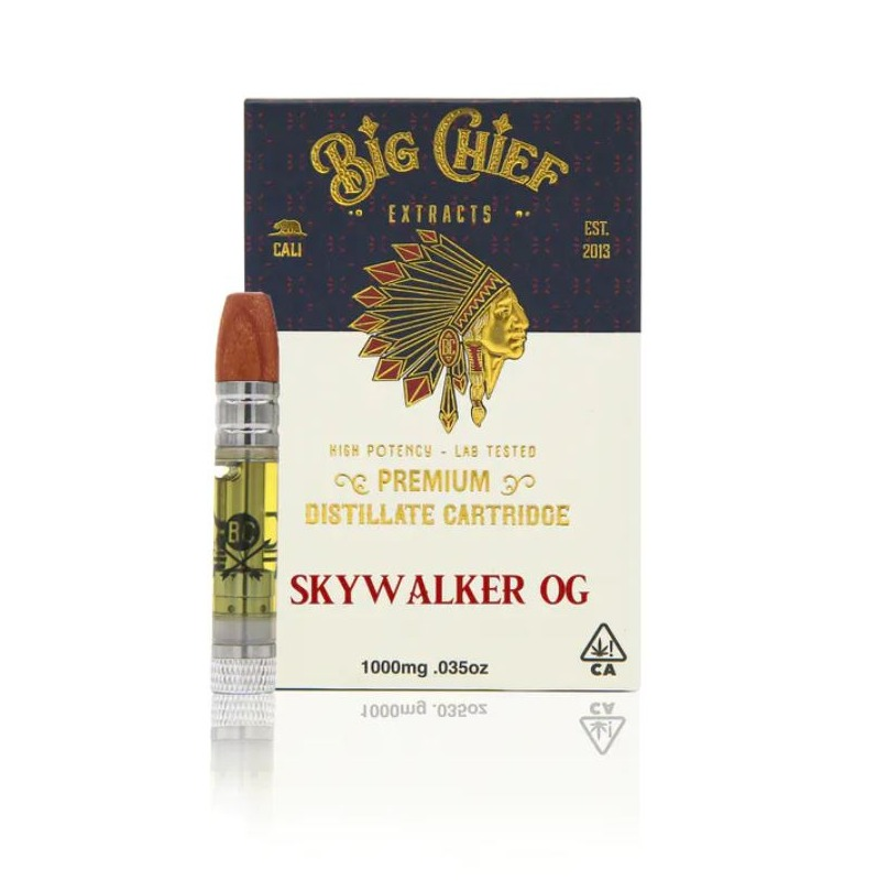 Photograph of product: Big Chief - Skywalker OG 1g Cart
