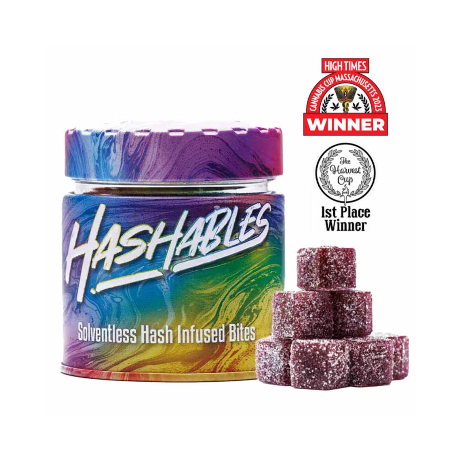 Photograph of product: 100mg 20pk Gummies | Electric Grape | au chocolatables