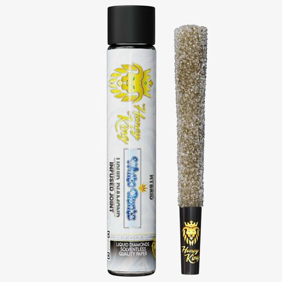 Photograph of product: Honey King - White Runtz Crushed Diamond Infused Preroll 1.5G - 