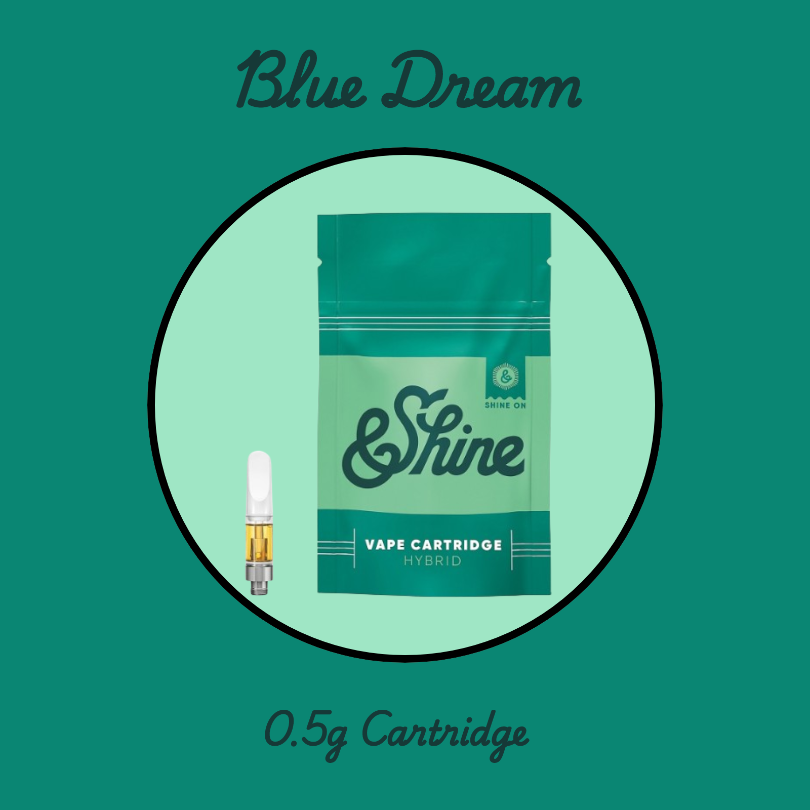 Photograph of product: &Shine Cartridge (NCD) | Blue Dream (Hybrid)