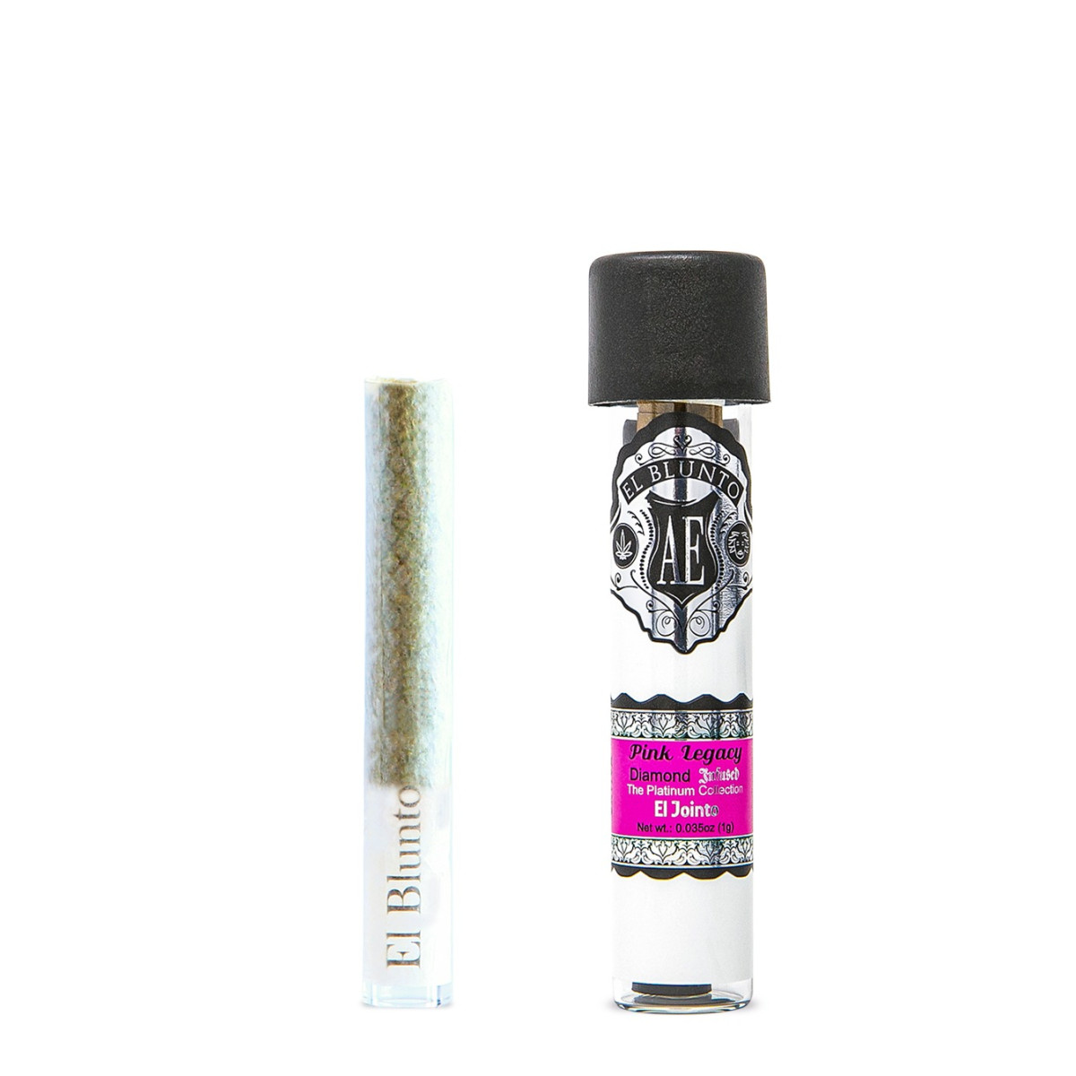 Photograph of product: El Jointo | Pink Legacy Diamond Infused Pre-Roll | 1.0g