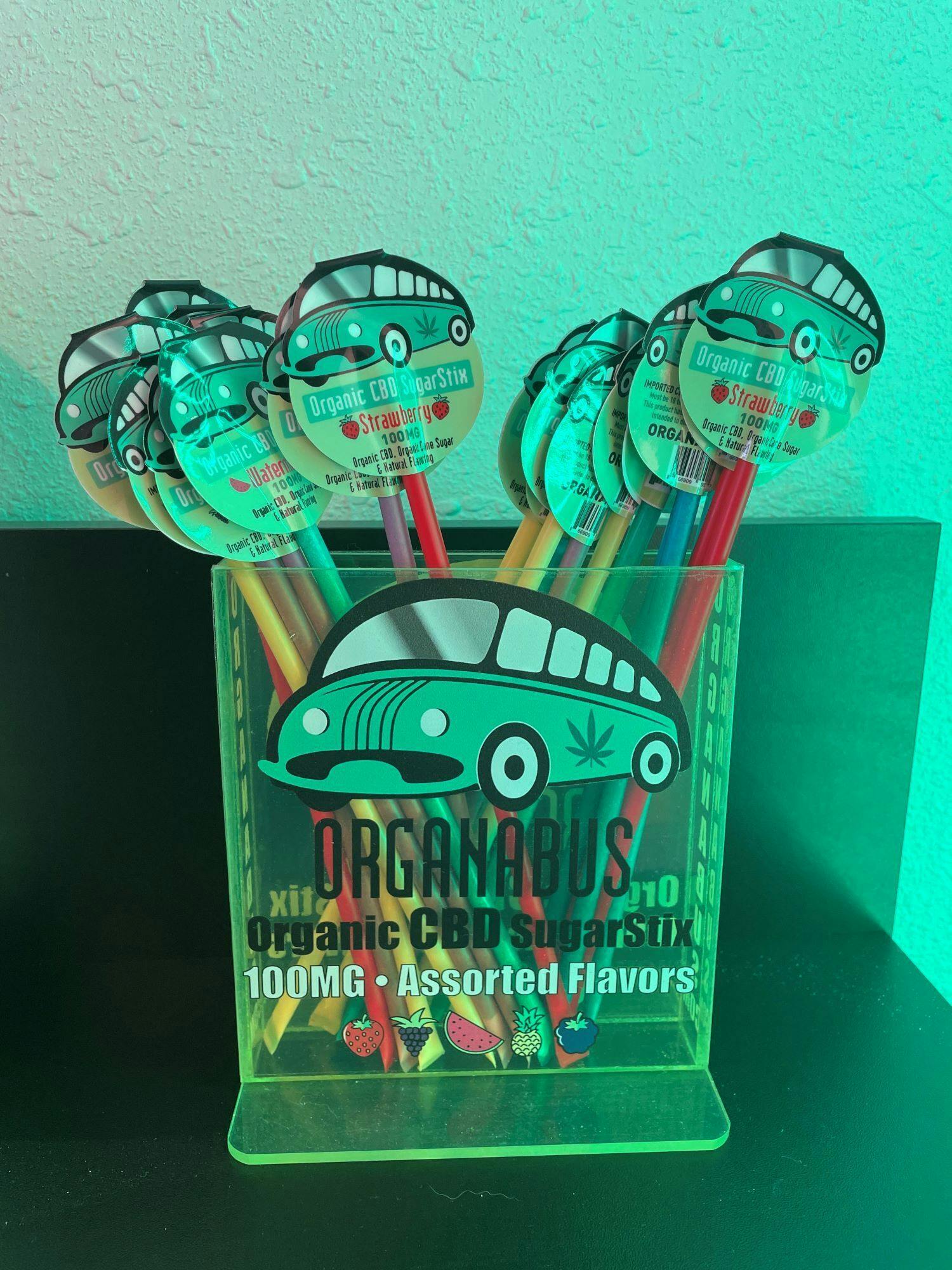 Photograph of product: Organabus CBD Sugar Sticks