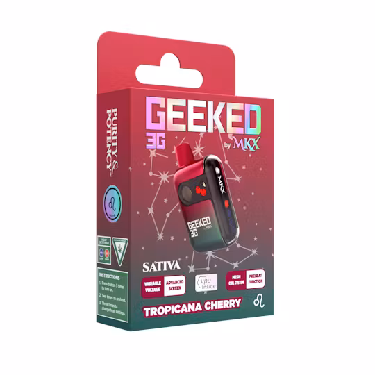 Photograph of product: MKX- GEEKED Disposable | Tropicana Cherry