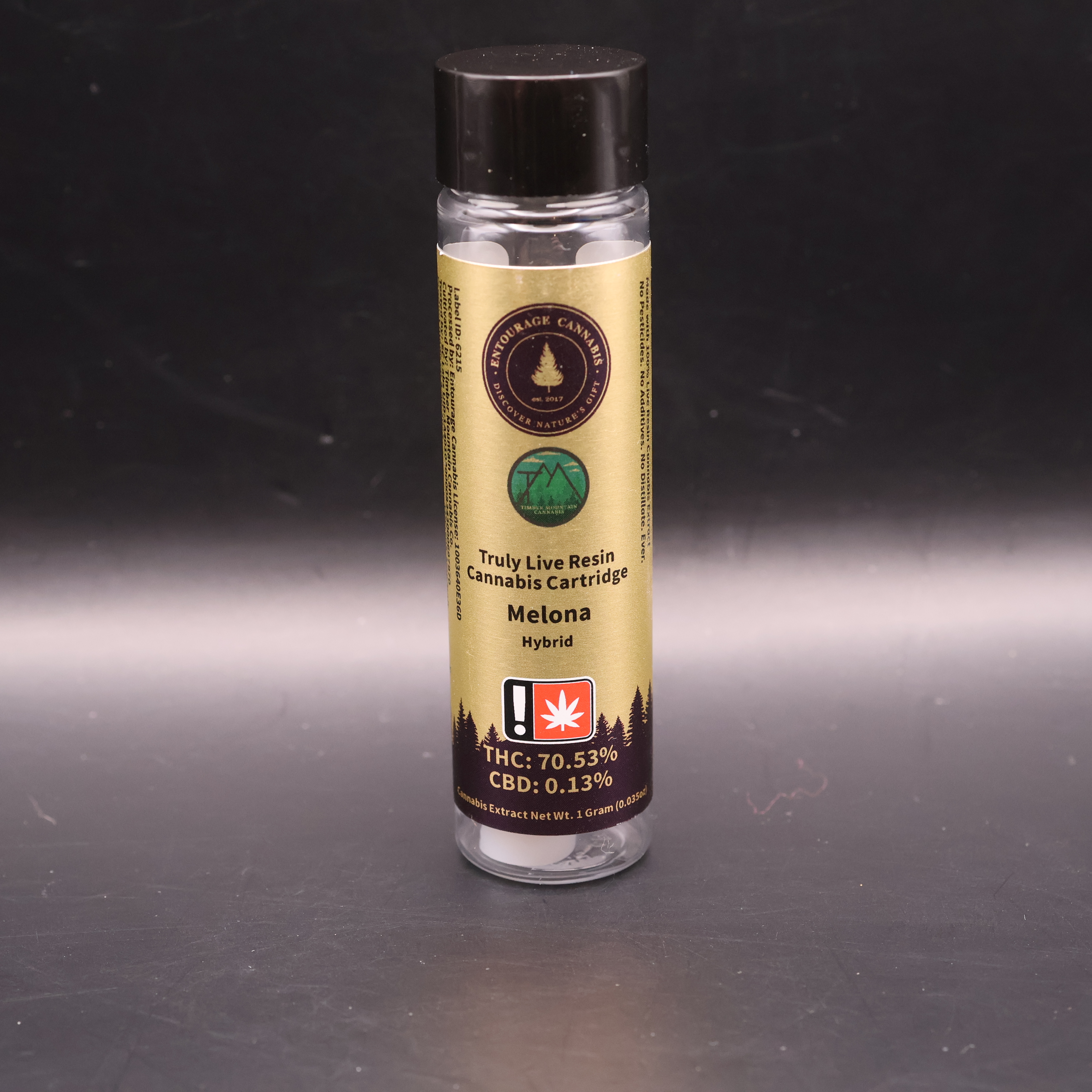 Photograph of product: Melona Live Resin Cart. (Entourage)